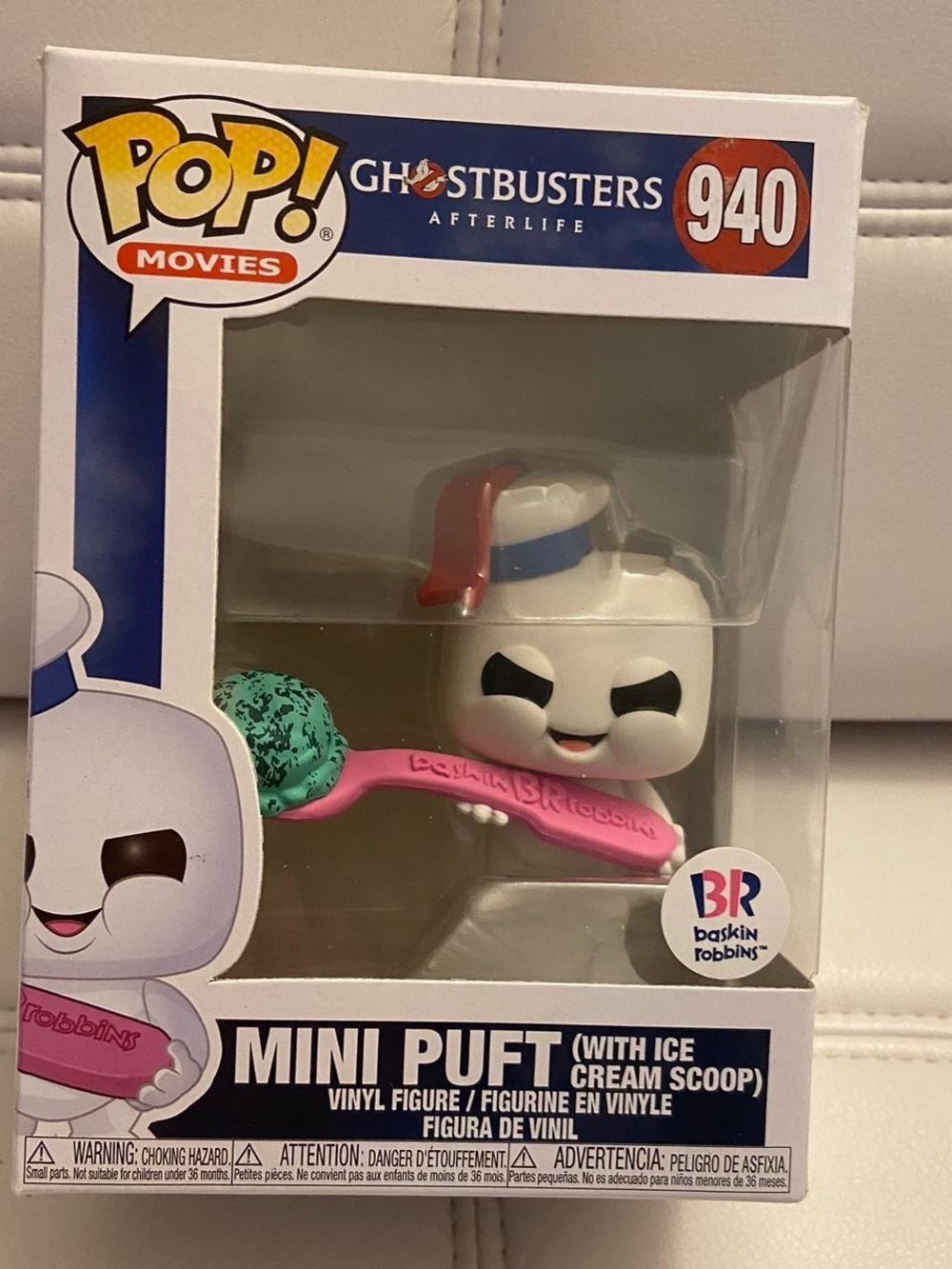 Mini Puft With Ice Cream Scoop Ghost Busters Funko Pop 940